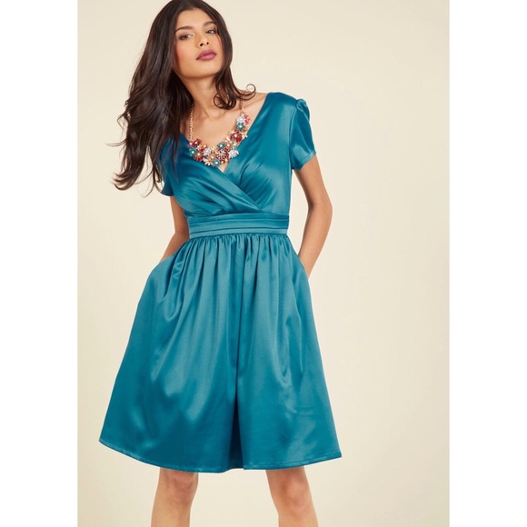 Modcloth Dresses & Skirts - ModCloth A Pleasing Evening A-Line Dress XS